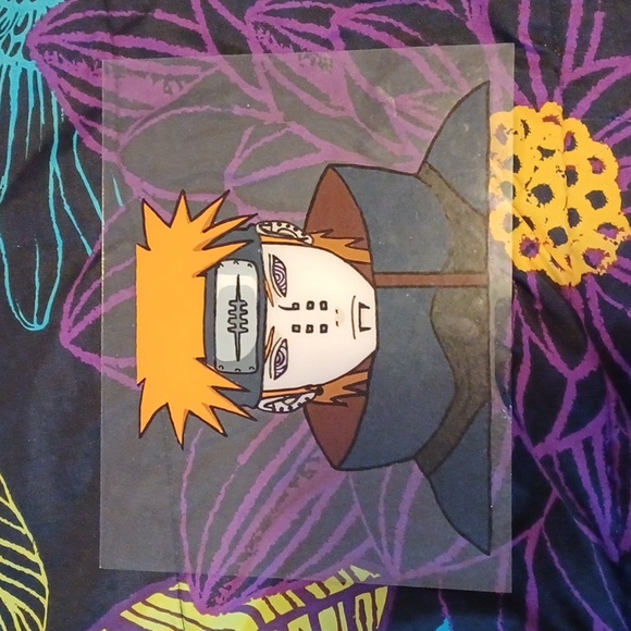 Pain (Naruto) Glass Painting - 8x10 Glass - Picture 3 of 6